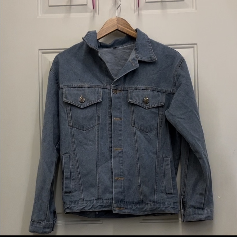 oversized denim jacket